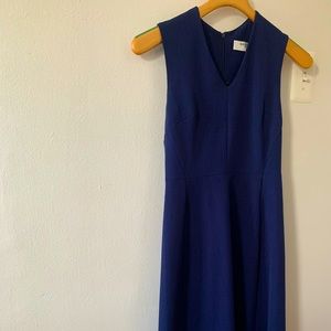 MM Lafleur Indigo Blue Work Dress